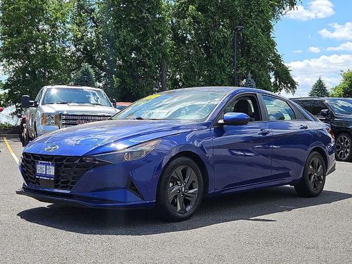 Intense Blue 2021 Hyundai ELANTRA SEL