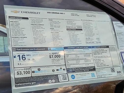 2026 Chevrolet Suburban LT