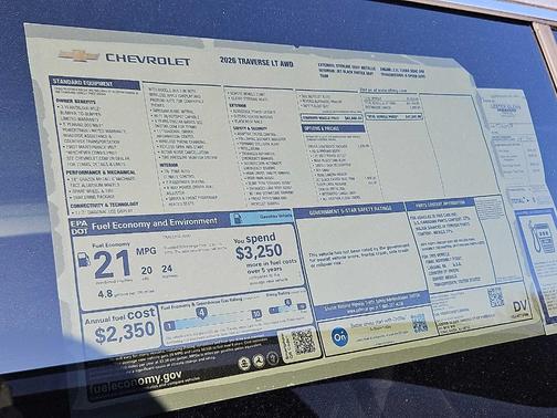 2026 Chevrolet Traverse LT