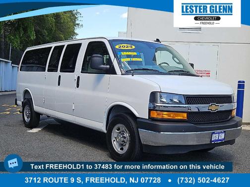 Summit White 2025 Chevrolet Express 3500 LT