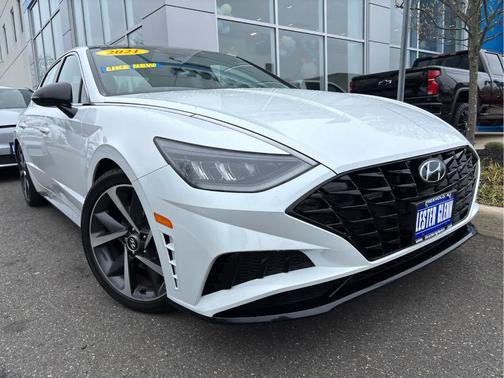 Quartz White 2021 Hyundai SONATA SEL Plus
