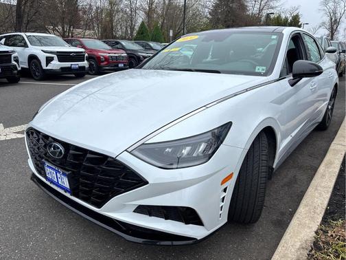 Quartz White 2021 Hyundai SONATA SEL Plus