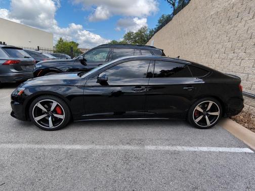 Mythos Black Metallic 2023 Audi A5 Sportback 45 S Line Prestige