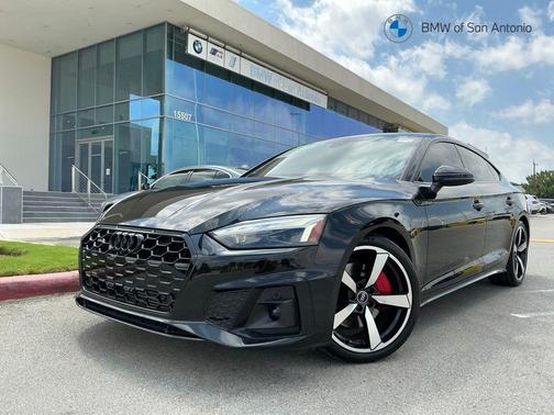 Mythos Black Metallic 2023 Audi A5 Sportback 45 S Line Prestige
