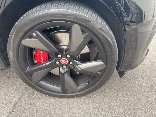 Santorini Black 2023 Jaguar F-PACE SVR P550 AWD Automatic