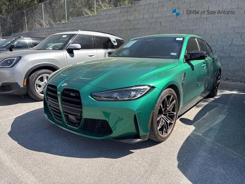 Isle of Man Green Metallic 2024 BMW M3 Competition