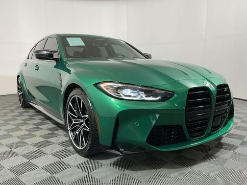 Isle of Man Green Metallic 2024 BMW M3 Competition