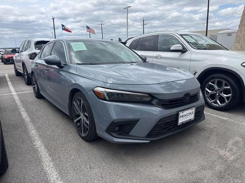 Sonic Gray Pearl 2024 Honda Civic Touring
