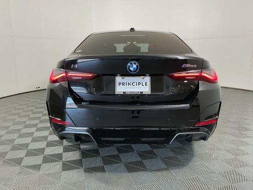 Black Sapphire Metallic 2024 BMW i4 Gran Coupe M50