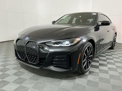Black Sapphire Metallic 2024 BMW i4 Gran Coupe M50