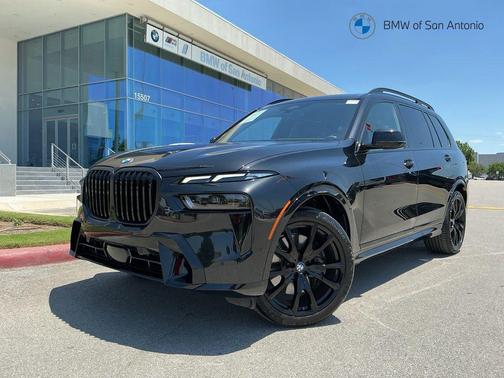 Black Sapphire Metallic 2025 BMW X7 xDrive40i