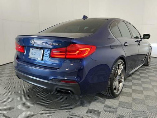 Blue Metallic 2018 BMW M550 i Xdrive