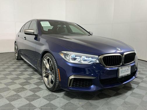 Blue Metallic 2018 BMW M550 i Xdrive