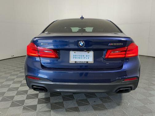Blue Metallic 2018 BMW M550 i Xdrive