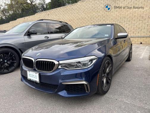 Blue Metallic 2018 BMW M550 i Xdrive