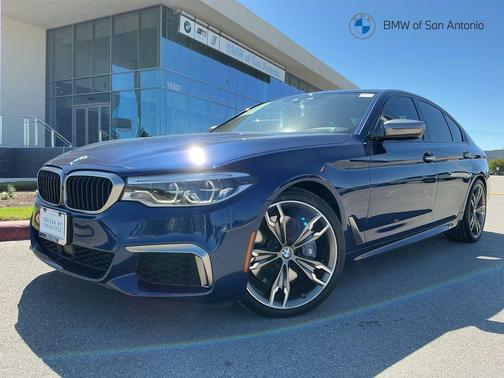 Blue Metallic 2018 BMW M550 i Xdrive