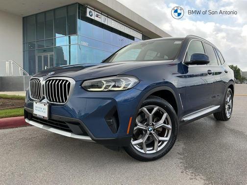 Blue Metallic 2022 BMW X3 sDrive30i