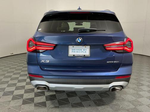 Blue Metallic 2022 BMW X3 sDrive30i