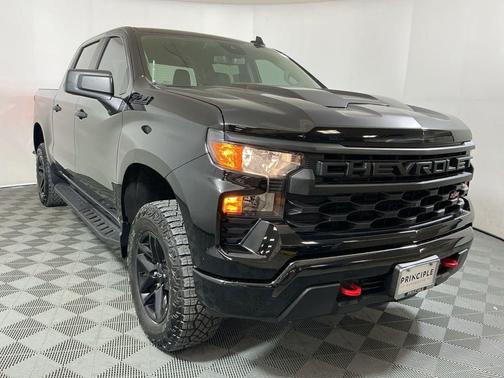 Black 2024 Chevrolet Silverado 1500 Custom Trail Boss