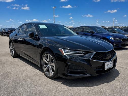 pewter gray metallic 2022 Acura TLX Advance
