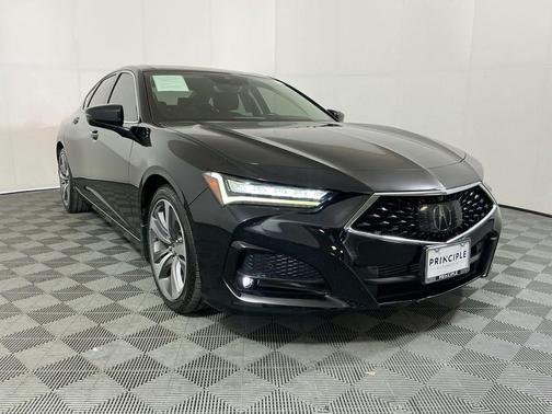 pewter gray metallic 2022 Acura TLX Advance