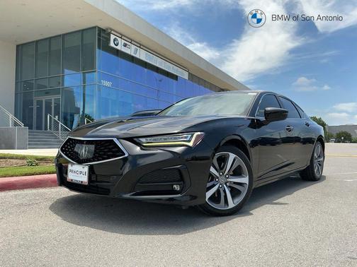 pewter gray metallic 2022 Acura TLX Advance