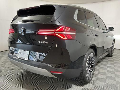 Black Sapphire Metallic 2025 BMW X3 30 xDrive