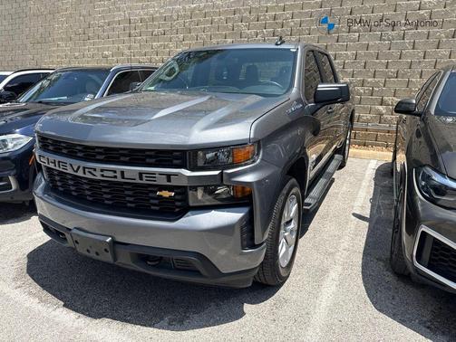 Satin Steel Metallic 2021 Chevrolet Silverado 1500 Custom
