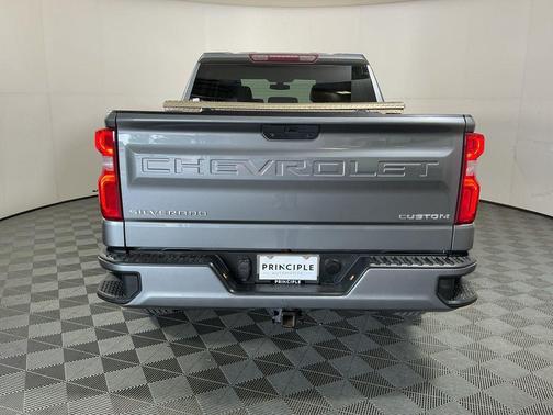 Satin Steel Metallic 2021 Chevrolet Silverado 1500 Custom