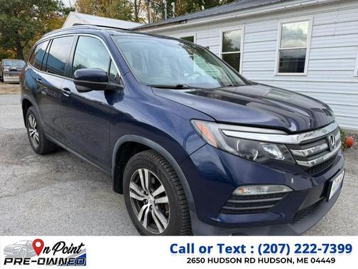 Blue 2017 Honda Pilot EX-L