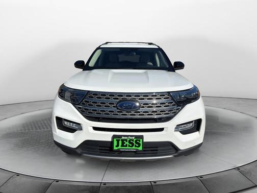 Star White Metallic Tri-Coat 2020 Ford Explorer Limited
