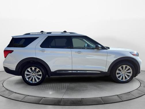 Star White Metallic Tri-Coat 2020 Ford Explorer Limited
