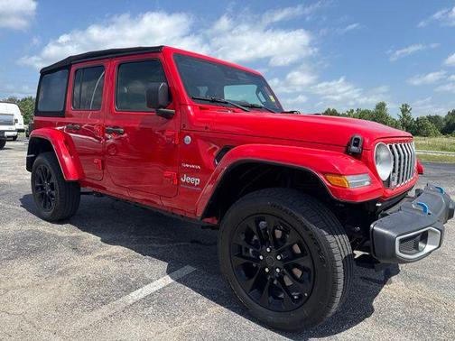 Firecracker Red Clearcoat 2024 Jeep Wrangler 4xe Sahara