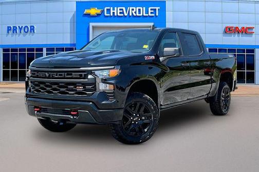 Black 2026 Chevrolet Silverado 1500 Custom Trail Boss