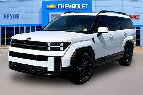 Serenity White 2025 Hyundai SANTA FE Calligraphy