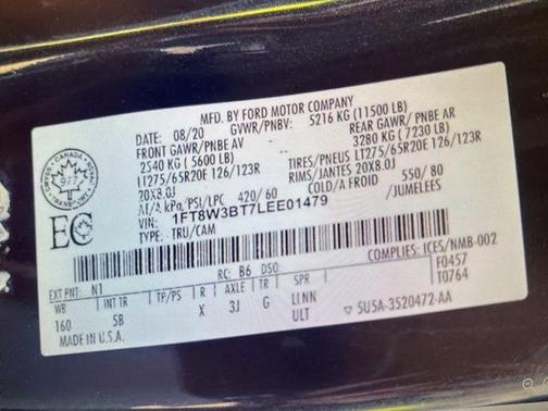 2020 Ford F-350 Lariat