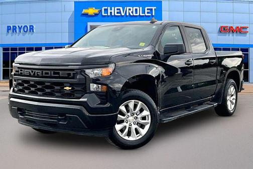 Black 2023 Chevrolet Silverado 1500 Custom