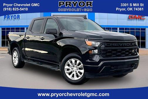 Black 2023 Chevrolet Silverado 1500 Custom