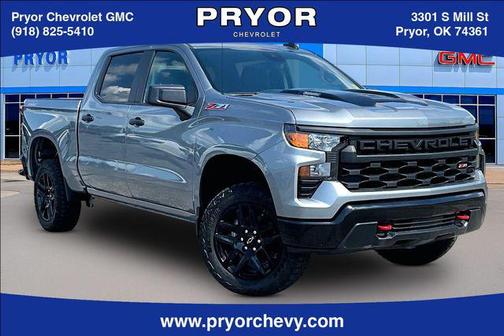 Sterling Gray Metallic 2026 Chevrolet Silverado 1500 Custom Trail Boss