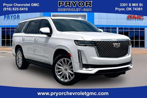 Crystal White Tricoat 2024 Cadillac Escalade Premium Luxury