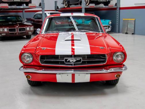 Red 1965 Ford Mustang FASTBACK