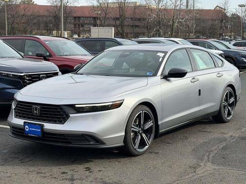 Solar Silver Metallic 2026 Honda Accord Hybrid Sport