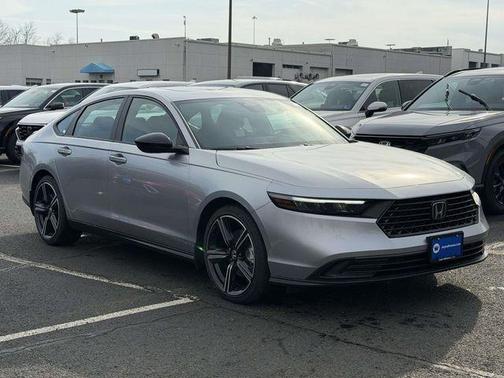Solar Silver Metallic 2026 Honda Accord Hybrid Sport