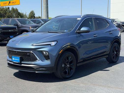 Ocean Blue Metallic 2024 Buick Encore GX Sport Touring