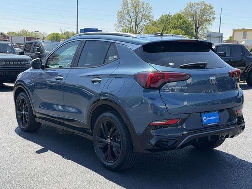 Ocean Blue Metallic 2024 Buick Encore GX Sport Touring