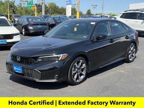 Crystal Black Pearl 2026 Honda Civic Hybrid TOURING