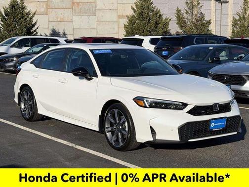 Platinum White Pearl 2026 Honda Civic Hybrid TOURING