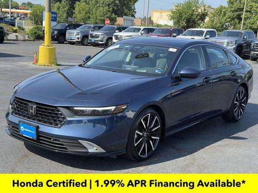 Blue Metallic 2025 Honda Accord Hybrid Touring