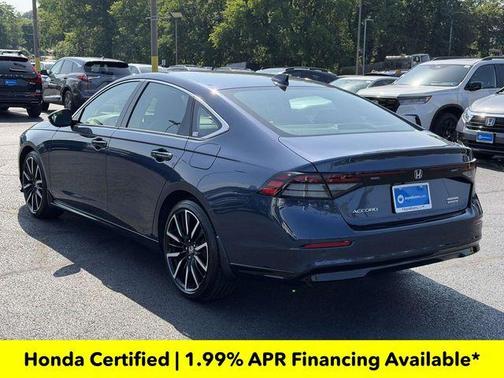 Blue Metallic 2025 Honda Accord Hybrid Touring