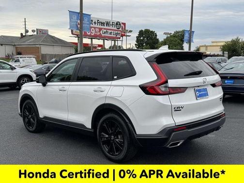 Platinum White Pearl 2026 Honda CR-V Hybrid Sport Touring